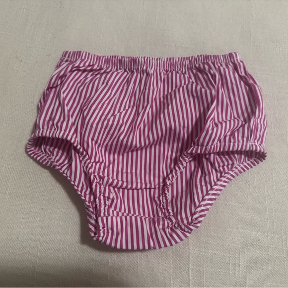 Ralph Lauren Pink and White Striped Baby Dress - Picture 5 of 7